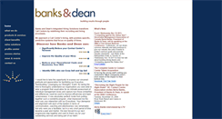 Desktop Screenshot of banksanddean.com