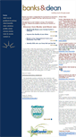 Mobile Screenshot of banksanddean.com