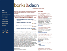 Tablet Screenshot of banksanddean.com